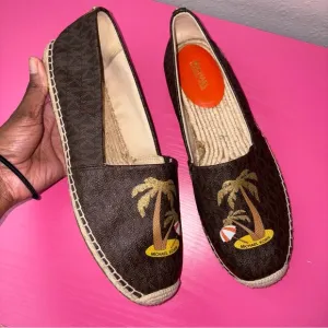 NWOB Michael Kors Brown Espadrilles