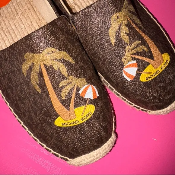 NWOB Michael Kors Brown Espadrilles