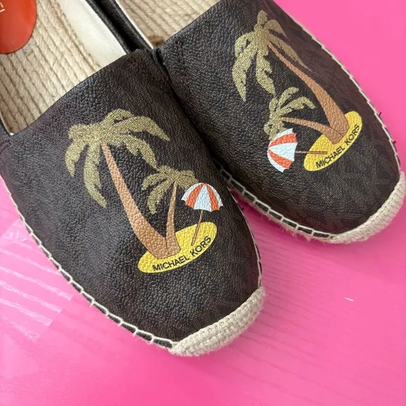 NWOB Michael Kors Brown Espadrilles