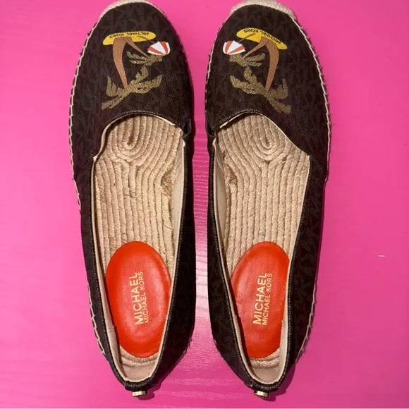 NWOB Michael Kors Brown Espadrilles