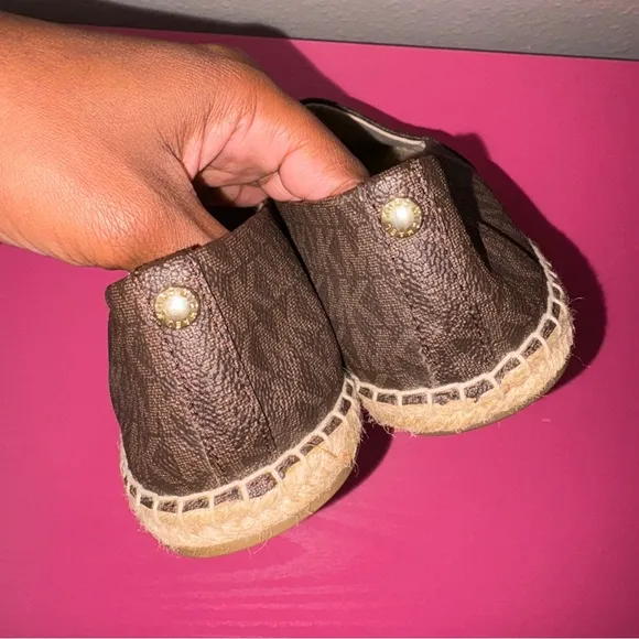 NWOB Michael Kors Brown Espadrilles