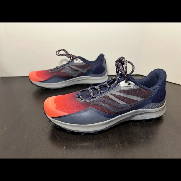 NWOB Saucony Peregrine 12 Trail Running Shoes Sneakers Night Lite Woman’s 10