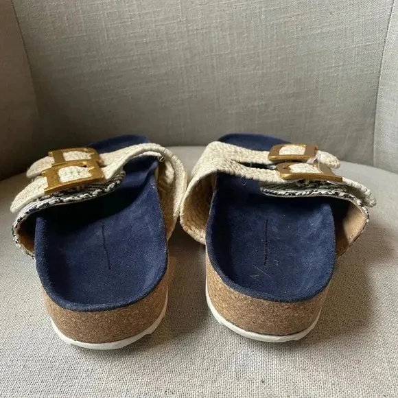 NWOT Anthropologie Double-Strap Sandals Size 38