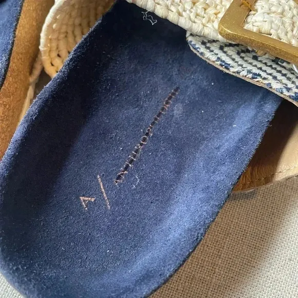 NWOT Anthropologie Double-Strap Sandals Size 38