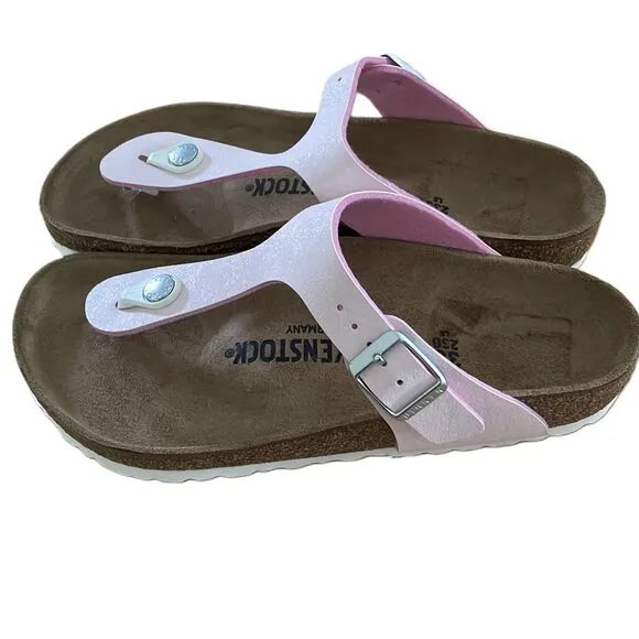 NWOT Birkenstock Gizeh Leather Thong Sandal Buckle Strap Flat Sole Women’s 36