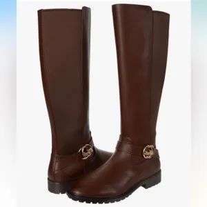 NWOT Coach Brown Leather Boots