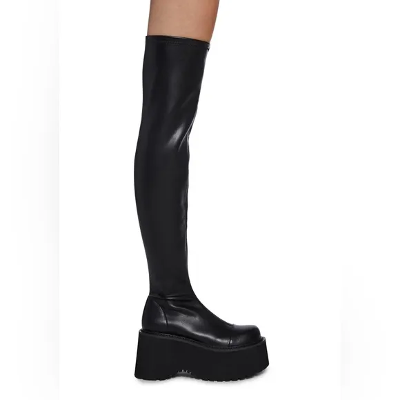 NWOT Darker Wavs Diatonic Thigh High Boots