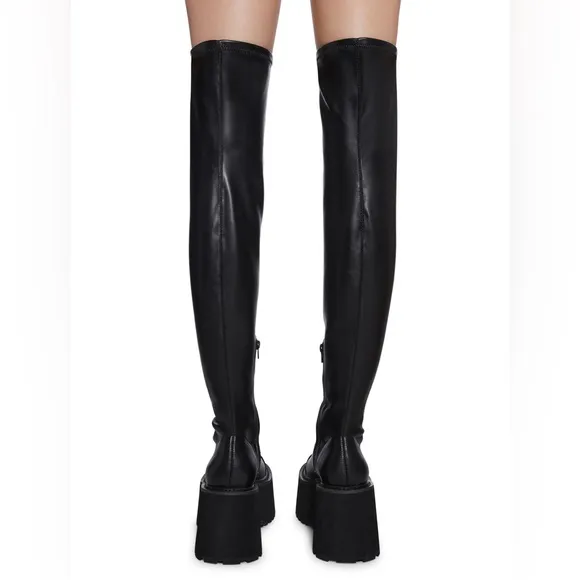 NWOT Darker Wavs Diatonic Thigh High Boots