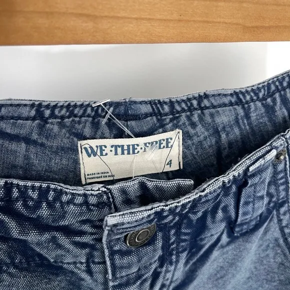NWOT Free People SuperSonic Slim Distressed Pants Jeans Size 4