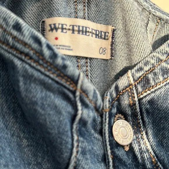 NWOT Free People We The Free Kensington Denim Jumpsuit