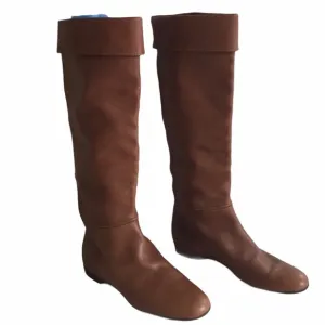 NWOT GIUSEPPE ZANOTTI tan leather knee high boots