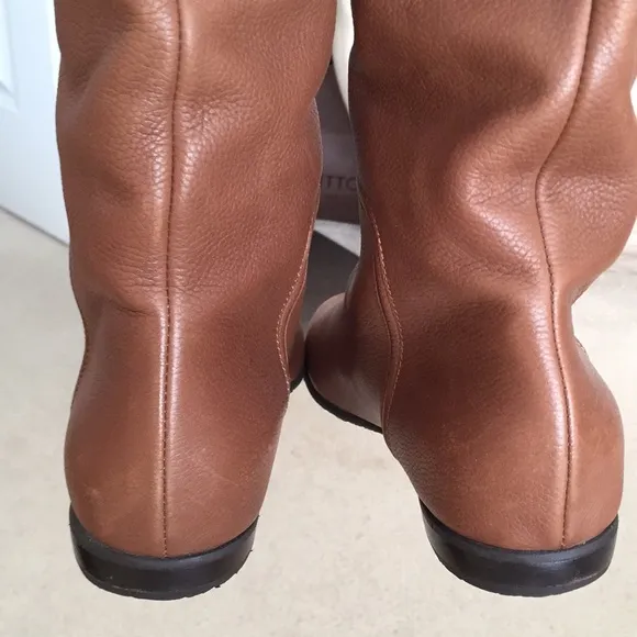 NWOT GIUSEPPE ZANOTTI tan leather knee high boots