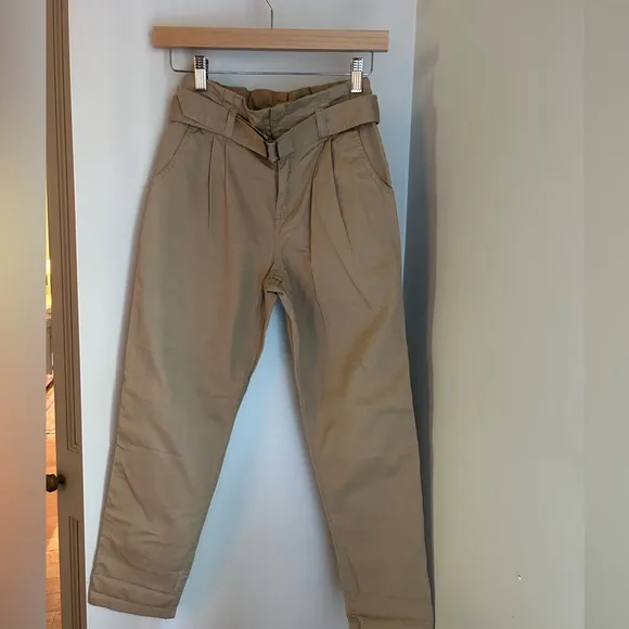 NWOT Polo Ralph Lauren Girls High Waist Khaki Trousers Size 12