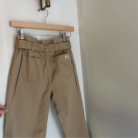 NWOT Polo Ralph Lauren Girls High Waist Khaki Trousers Size 12