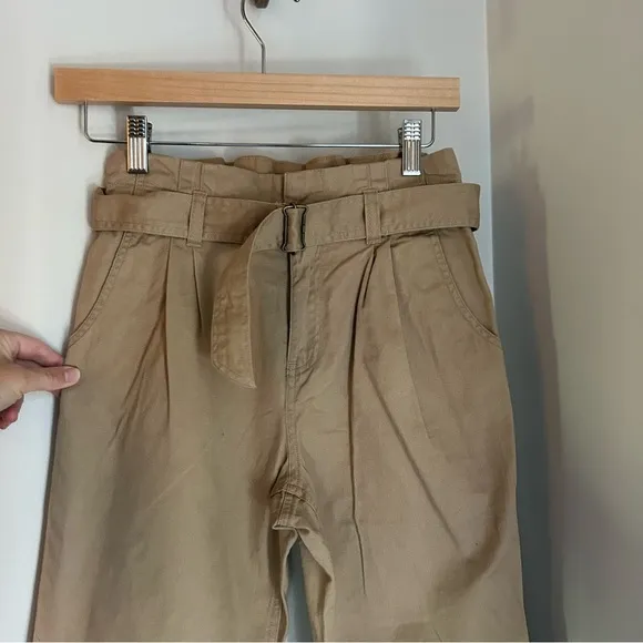 NWOT Polo Ralph Lauren Girls High Waist Khaki Trousers Size 12