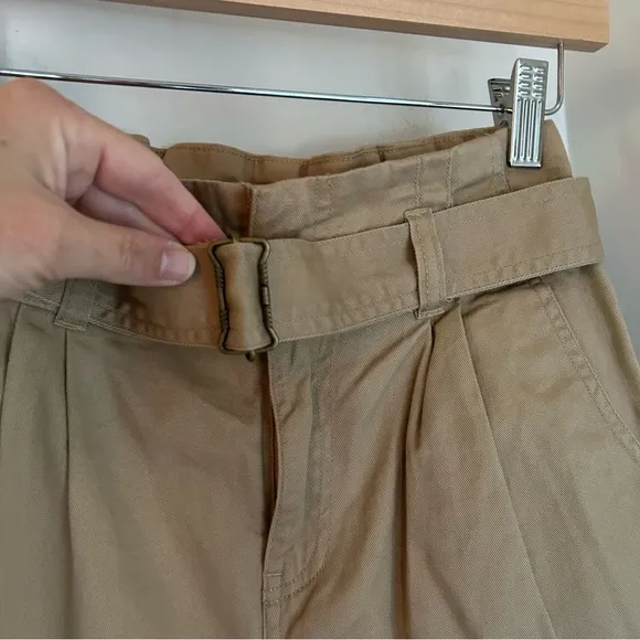 NWOT Polo Ralph Lauren Girls High Waist Khaki Trousers Size 12