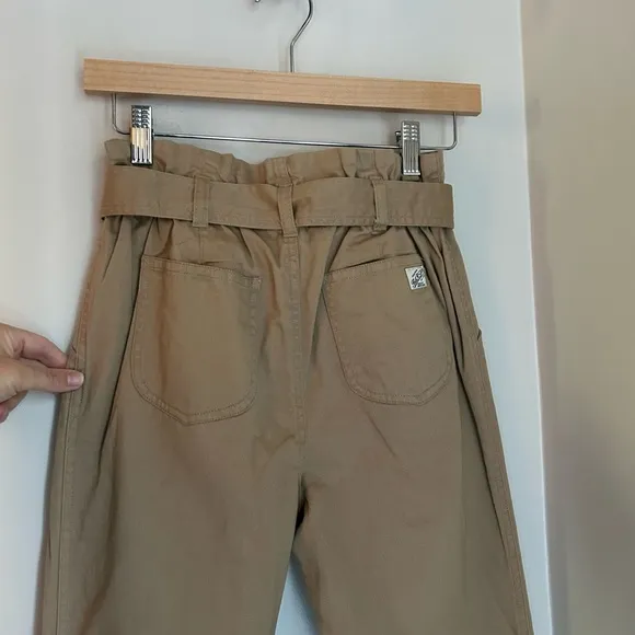 NWOT Polo Ralph Lauren Girls High Waist Khaki Trousers Size 12