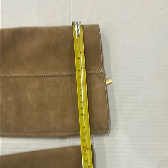 NWOT VINCE CAMUTO Grathlyn Seude Leather Tan Knee High Boot Size 6.5
