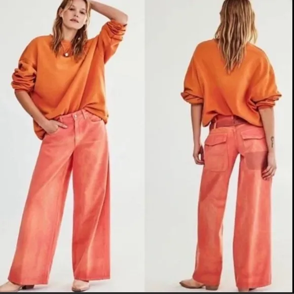 NWOT We The Free Waterfalls Baggy Wideleg, 27