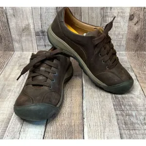 NWOT Keen Presido II 1018318 Women's Leather Hiking Trail Sneakers sz 7