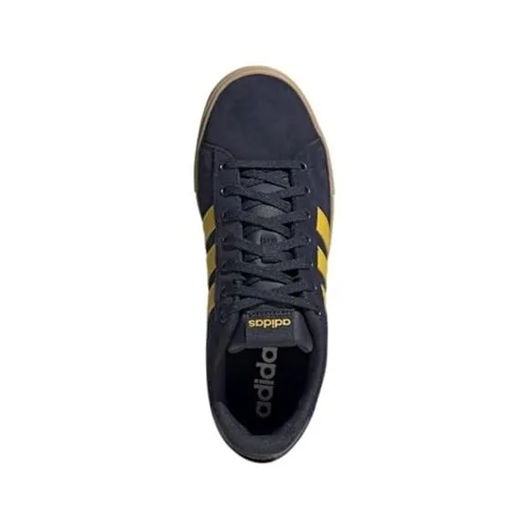 NWT adidas Unisex Daily 4.0 Sneaker, Ink/Utility Yellow/Gum-Size13M/ 14W