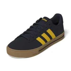 NWT adidas Unisex Daily 4.0 Sneaker, Ink/Utility Yellow/Gum-Size13M/ 14W