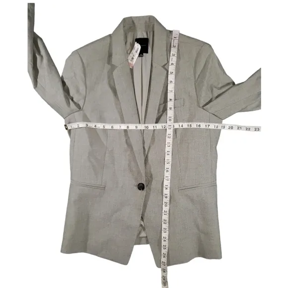 NWT Alex Marie Blazer In Gray Size 8