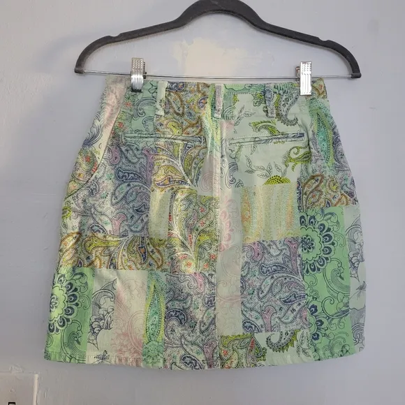 NWT Anthropologie Pilco Patchwork Denim Skirt | 0