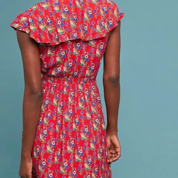 NWT Anthropologie ROSALIA WRAP DRESS by Maeve