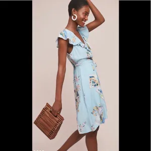 NWT Anthropologie ROSALIA WRAP DRESS Sz.8