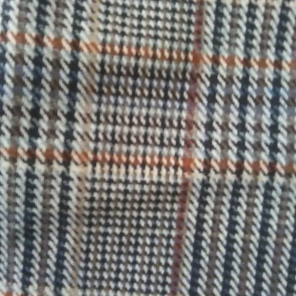 NWT Calvin Klein career faux wrap short skirt Dry Clean only classic plaid