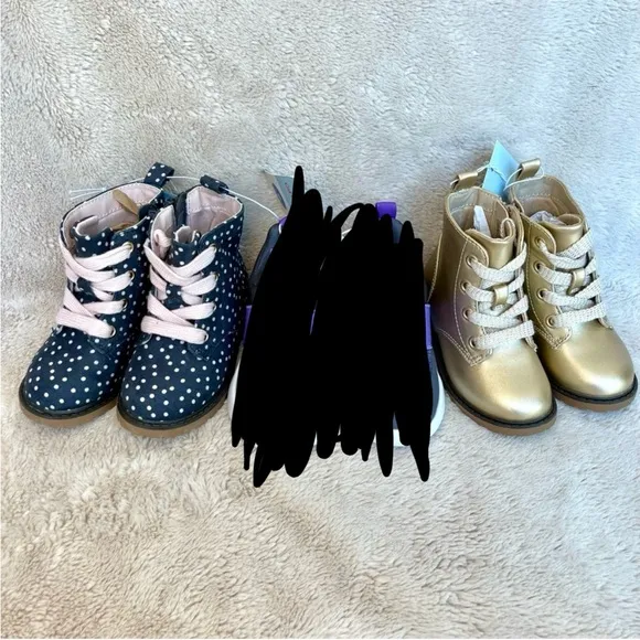 NWT Cat &amp; Jack Shoe Variety 2 Piece Bundle Toddler 7