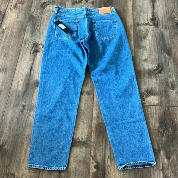 NWT Edwin Anderson Ankle Relaxes High Rise Jeans Medium Aberdeen Wash Size 31