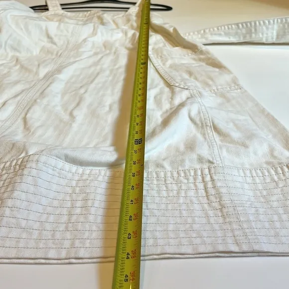 NWT Everlane The Organic Cotton Herringbone Dress woman’s XXS  off white