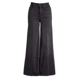 NWT Frame Le Palazzo Crop in Kerry Wide Leg Raw Hem Stretch Jeans 31