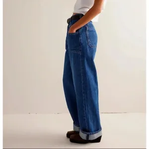 NWT Free People Palmer Cuffed Jeans Mid Rise Denim We The Free