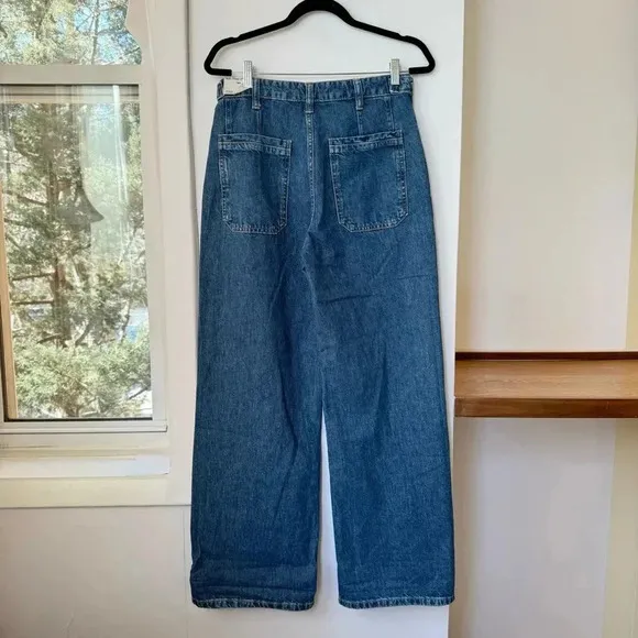 NWT Free People Palmer Cuffed Jeans Mid Rise Denim We The Free