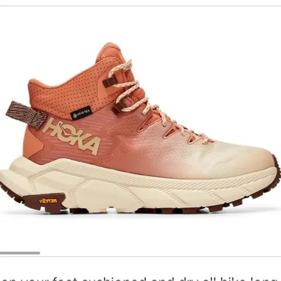 NWT HOKA Trail Code GTX High Top Sneakers in Sun Baked Size 8