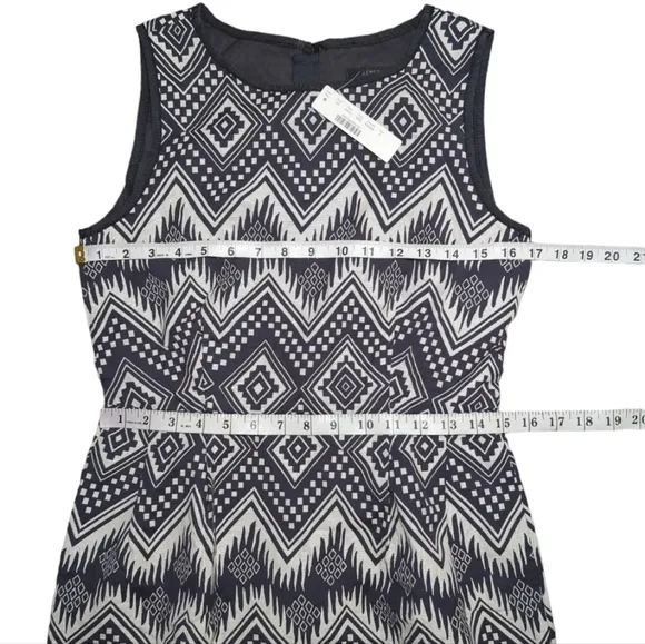 NWT J.Crew Diamond Ikat Sleeveless Dress Size 6