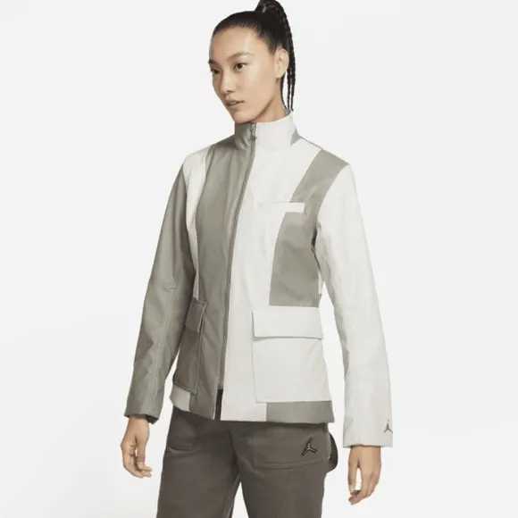 NWT Jordan Faux Leather Colorblock Moto Jacket