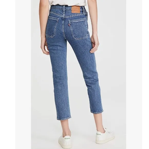 NWT Levi’s Wedgie Fit Straight Utility Jean Blue 24