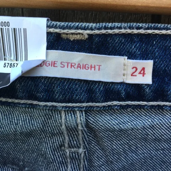 NWT Levi’s Wedgie Fit Straight Utility Jean Blue 24