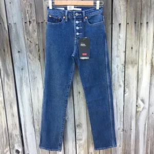 NWT Levi’s Wedgie Fit Straight Utility Jean Blue 24