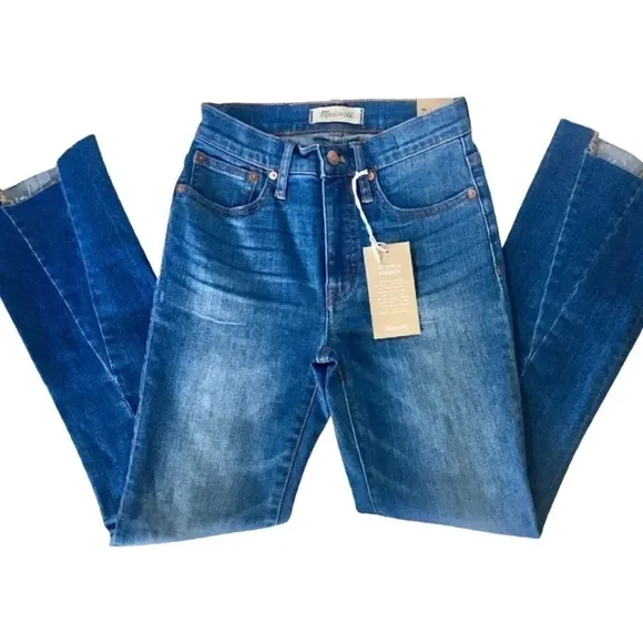 NWT Madewell Cali Demi-Boot Back Seam Jeans