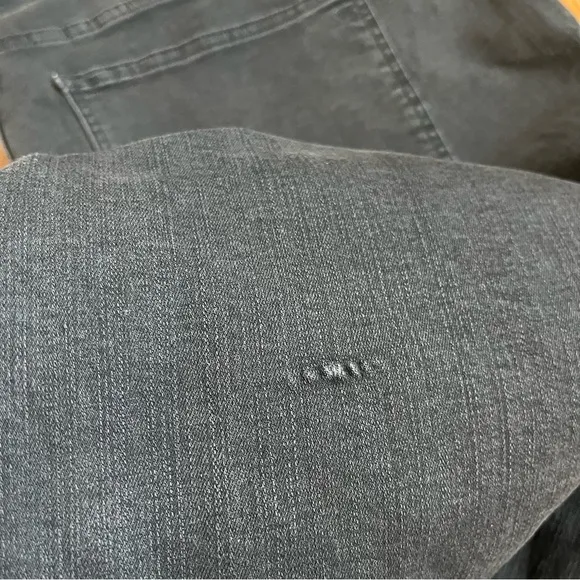 NWT Madewell Cali Demi-Boot Jeans in Berkeley Black Chewed-Hem Edition in 36