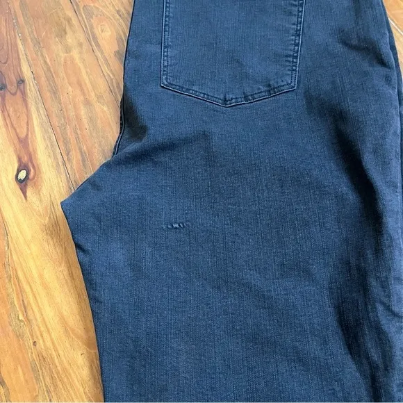 NWT Madewell Cali Demi-Boot Jeans in Berkeley Black Chewed-Hem Edition in 36
