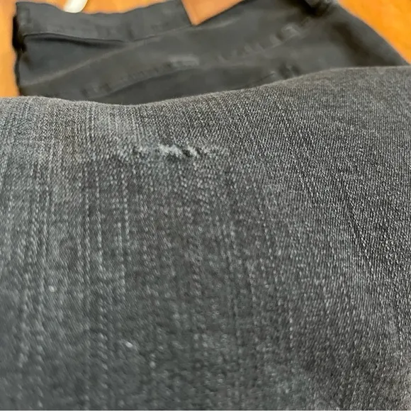 NWT Madewell Cali Demi-Boot Jeans in Berkeley Black Chewed-Hem Edition in 36