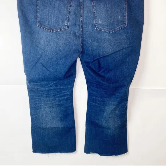 NWT Madewell Raw Hem Cali Demi-Boot Jeans