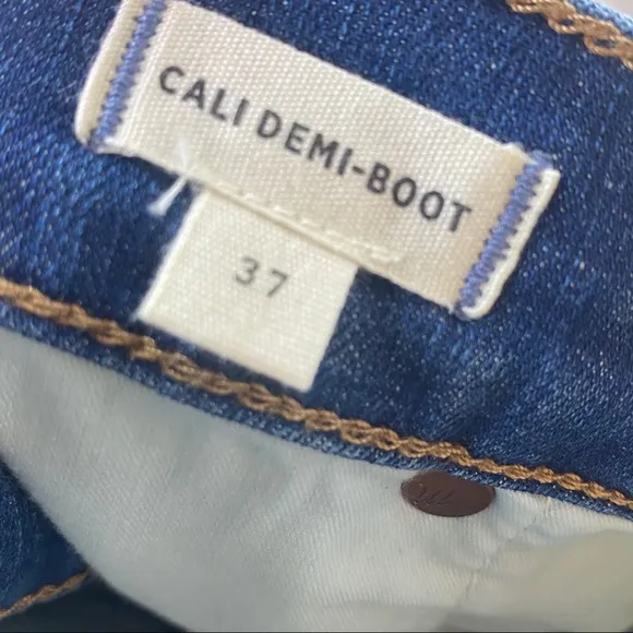 NWT Madewell Raw Hem Cali Demi-Boot Jeans