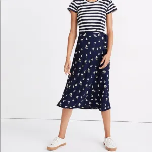 NWT - Madewell Tulip-Hem Wrap Skirt in Floral Heyday - Size 0